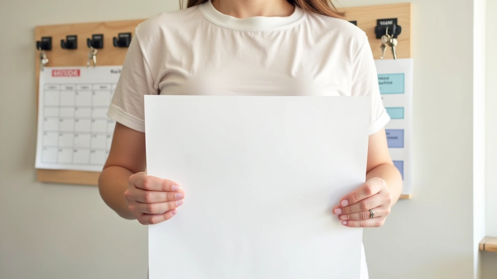 Centro de comando familiar com horários, papelada e calendários